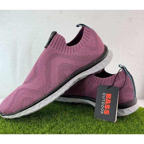 Bass Outdoor Hex Knit Pull-On Womens Sneakers 8M Textured Textile Upper Lightwei - Picture 1 of 11